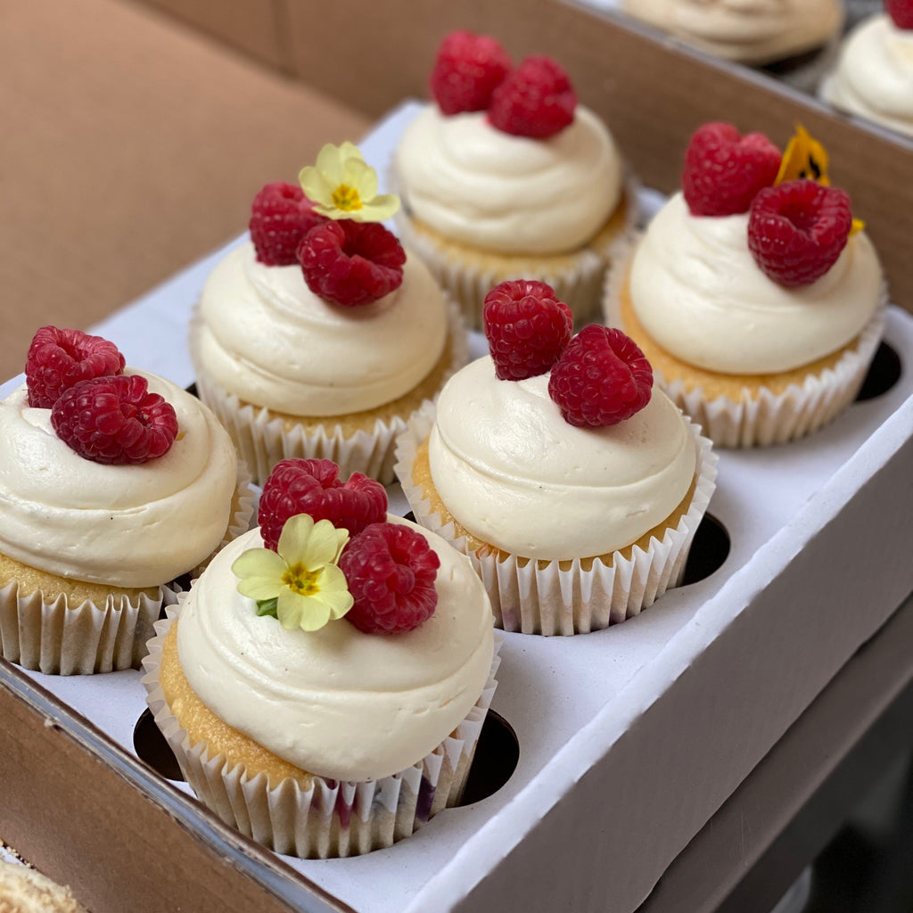 Raspberry Vanilla Cupcake