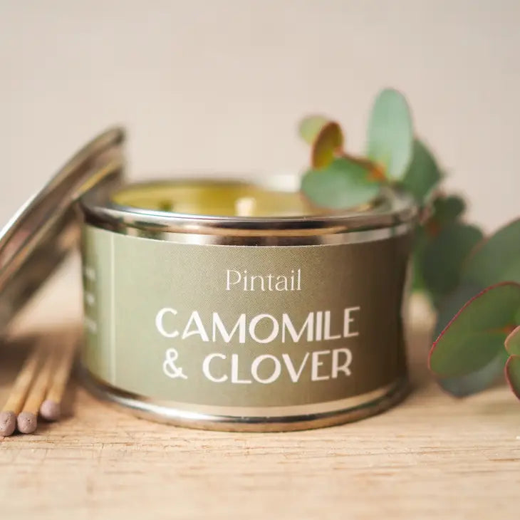 Camomile and Clover Paint Pot Candle
