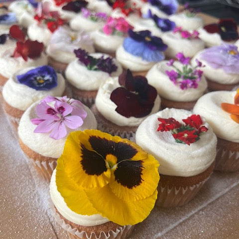 Floral Cupcake Crate
