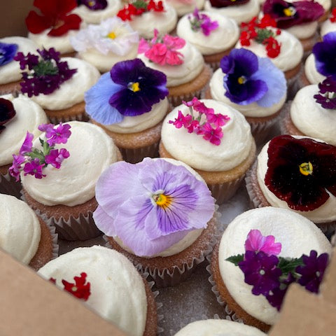 Floral Cupcake Crate
