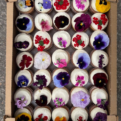 Floral Cupcake Crate