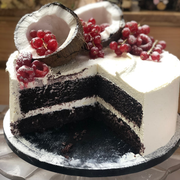 Chocolate & Coconut Layer Cake