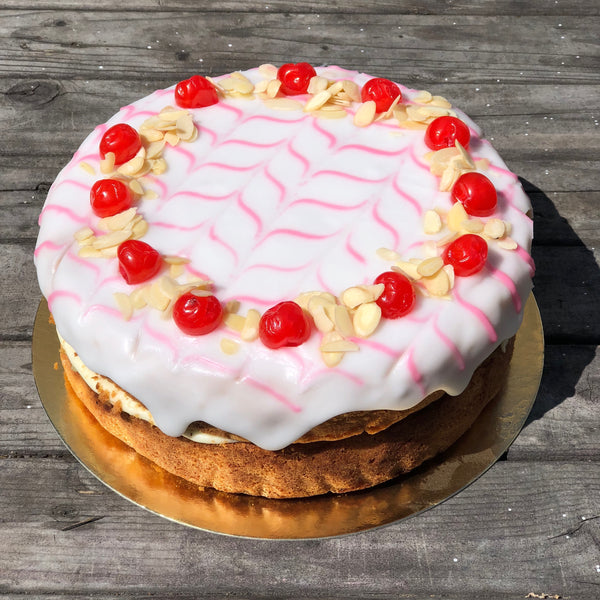 Cherry Bakewell Layer Cake