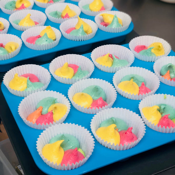 Vanilla Rainbow Cupcake