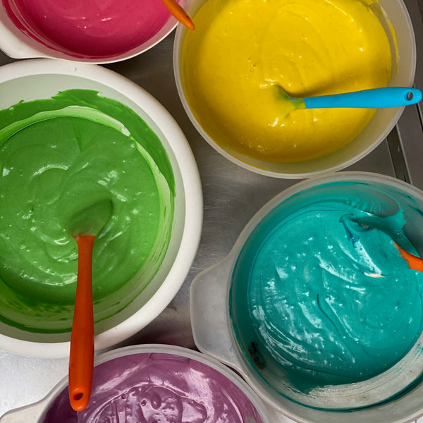 Vanilla Rainbow Cupcake