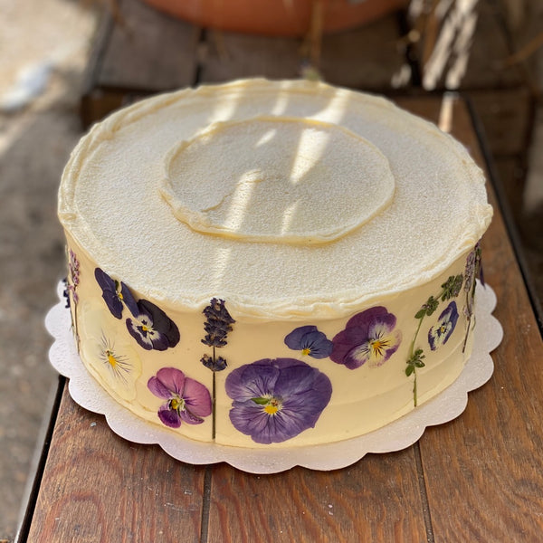 Dried Flower Celebration Cake
