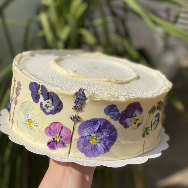 Dried Flower Celebration Cake